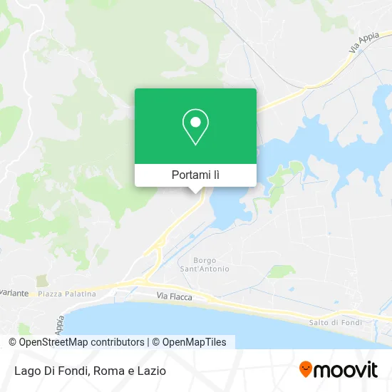 Mappa Lago Di Fondi