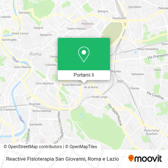 Mappa Reactive Fisioterapia San Giovanni