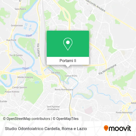 Mappa Studio Odontoiatrico Cardella