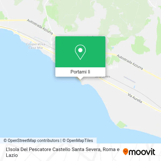 Mappa L'Isola Del Pescatore Castello Santa Severa