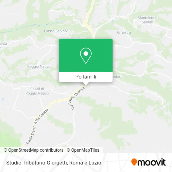 Mappa Studio Tributario Giorgetti
