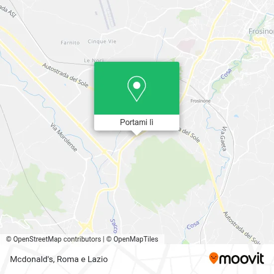 Mappa Mcdonald's