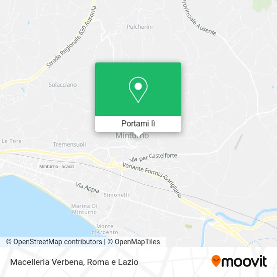 Mappa Macelleria Verbena