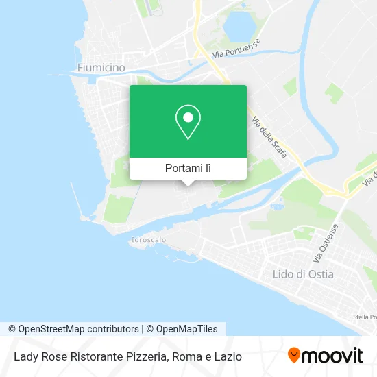 Mappa Lady Rose Ristorante Pizzeria