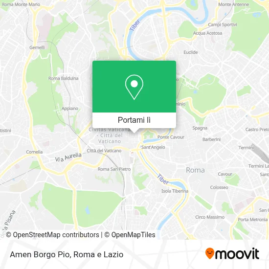 Mappa Amen Borgo Pio