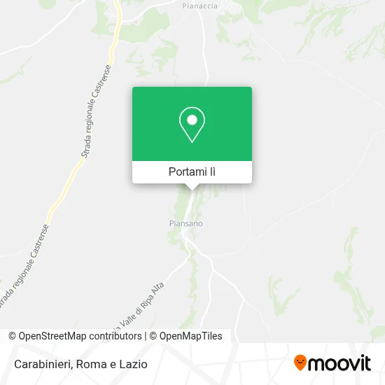 Mappa Carabinieri