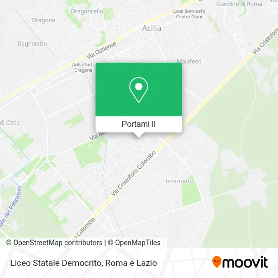 Mappa Liceo Statale Democrito