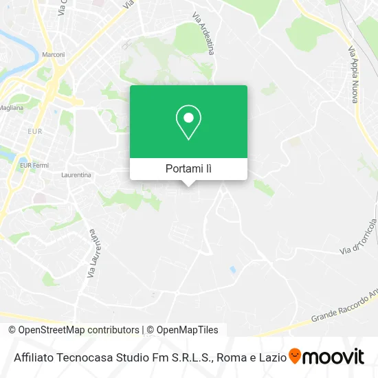 Mappa Affiliato Tecnocasa Studio Fm S.R.L.S.