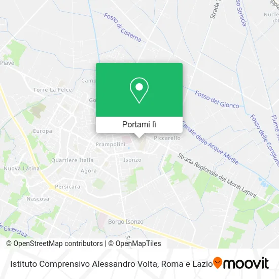 Mappa Istituto Comprensivo Alessandro Volta