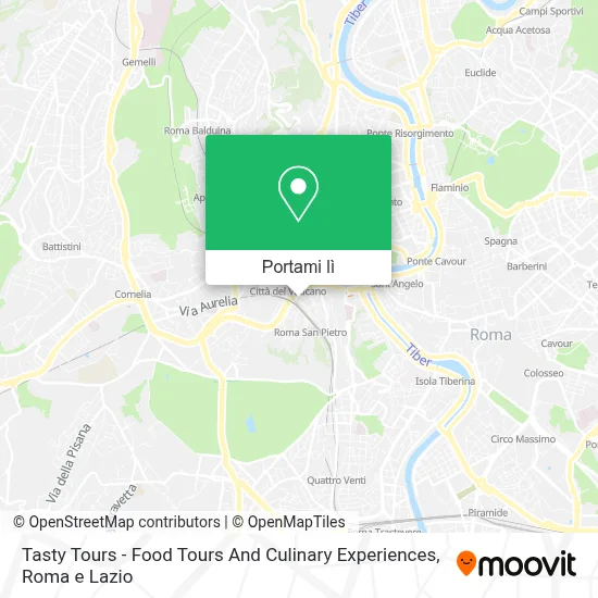 Mappa Tasty Tours - Food Tours And Culinary Experiences