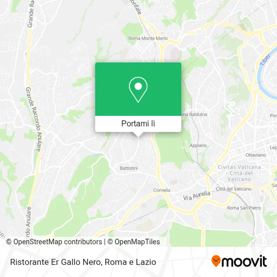Mappa Ristorante Er Gallo Nero