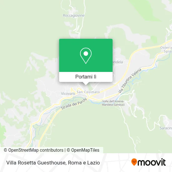 Mappa Villa Rosetta Guesthouse