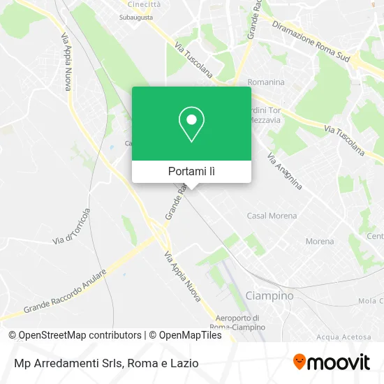 Mappa Mp Arredamenti Srls