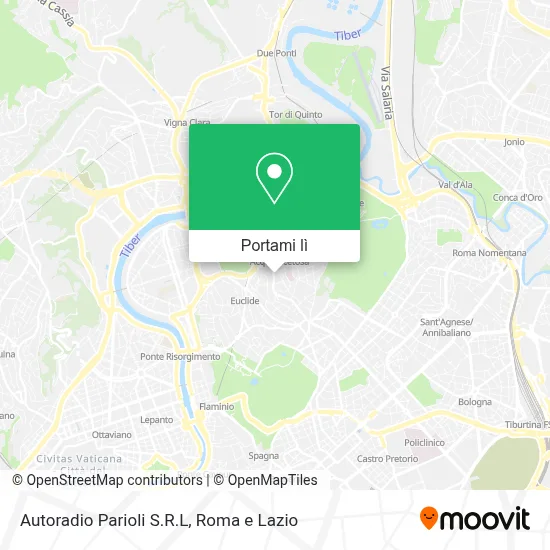 Mappa Autoradio Parioli S.R.L