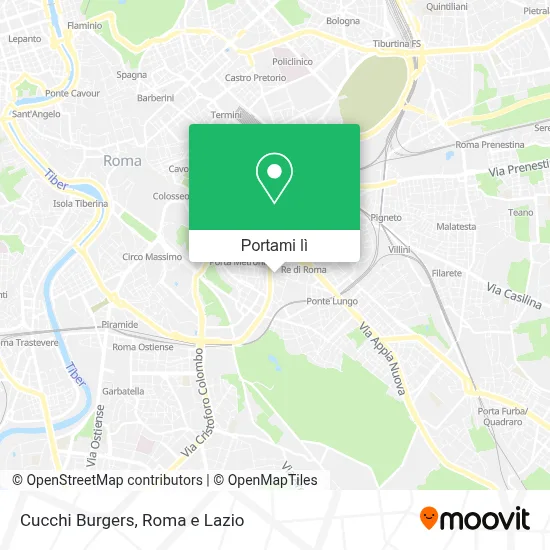Mappa Cucchi Burgers