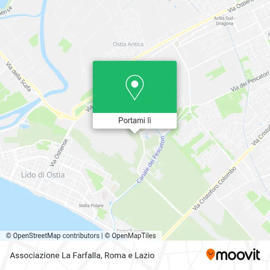 Mappa Associazione La Farfalla
