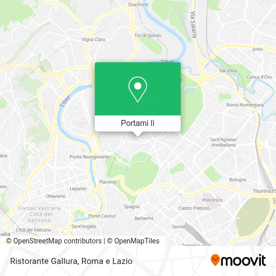 Mappa Ristorante Gallura