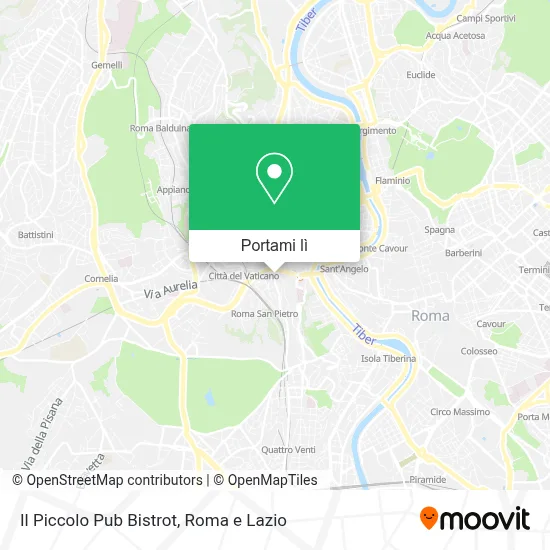 Mappa Il Piccolo Pub Bistrot