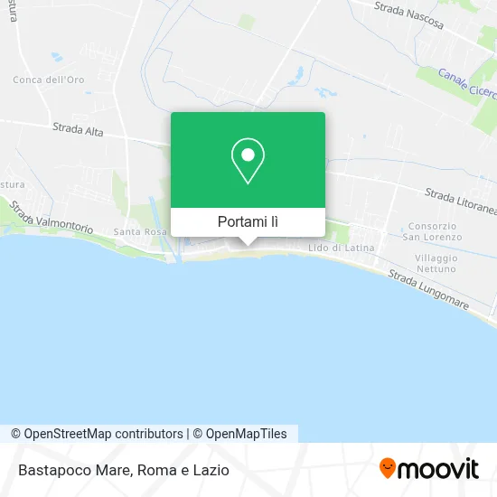 Mappa Bastapoco Mare
