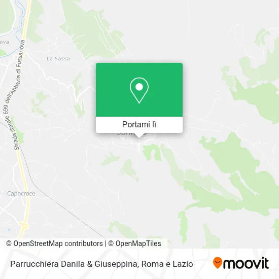 Mappa Parrucchiera Danila & Giuseppina