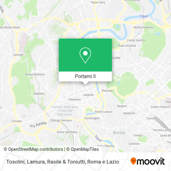 Mappa Tosolini, Lamura, Rasile & Toniutti