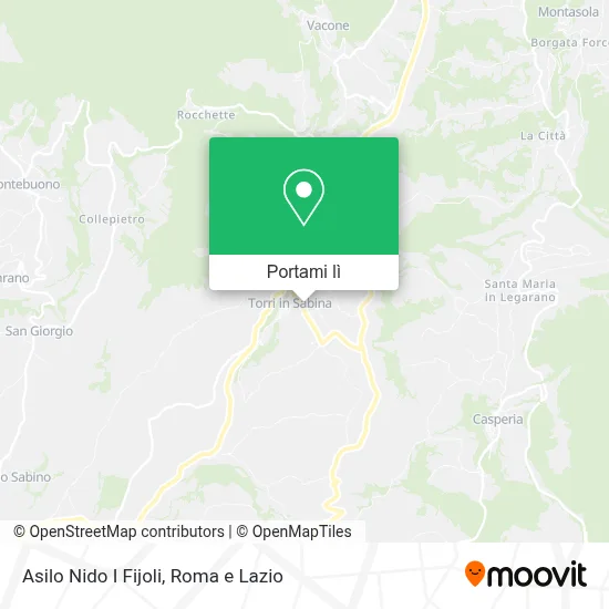 Mappa Asilo Nido I Fijoli
