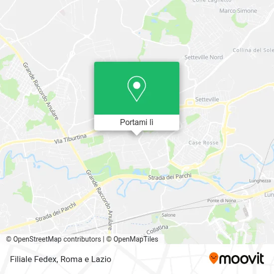 Mappa Filiale Fedex