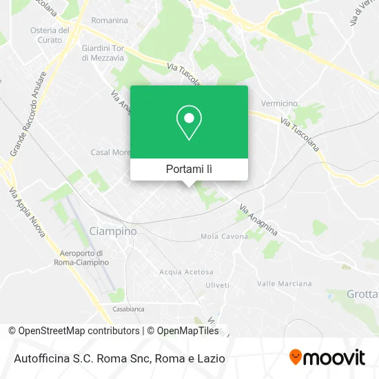 Mappa Autofficina S.C. Roma Snc