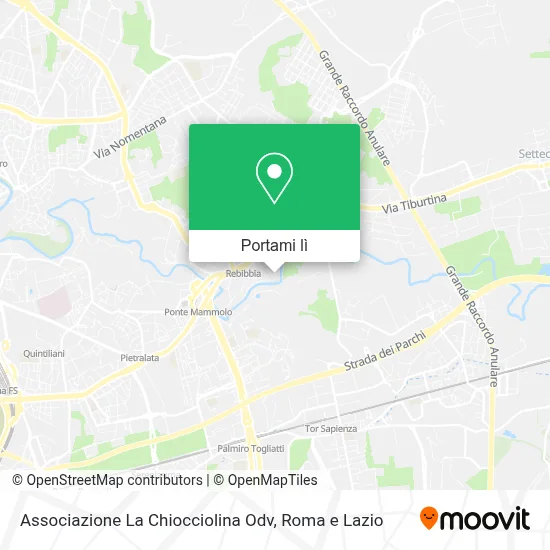 Mappa Associazione La Chiocciolina Odv