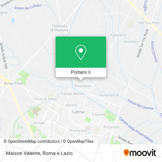 Mappa Maison Valente