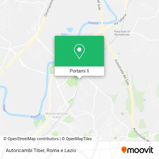 Mappa Autoricambi Tiber