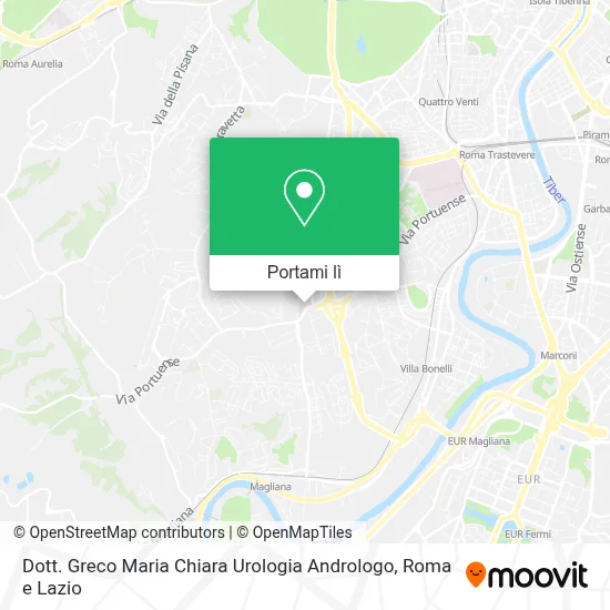 Mappa Dott. Greco Maria Chiara Urologia Andrologo