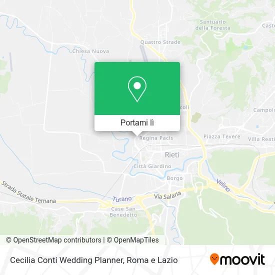 Mappa Cecilia Conti Wedding Planner