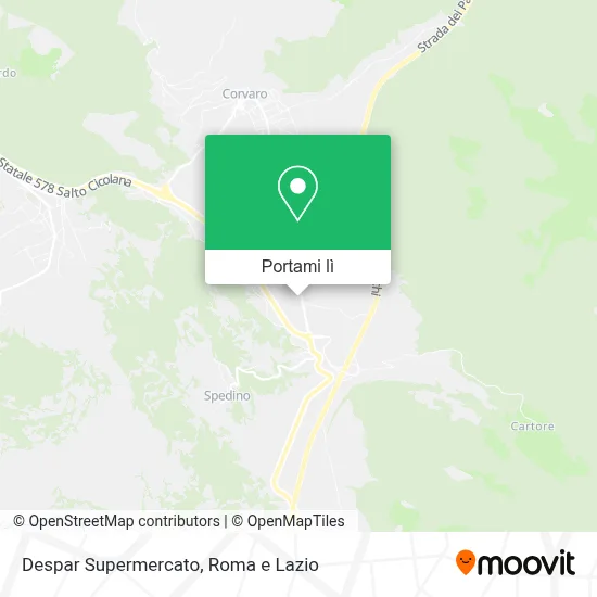 Mappa Despar Supermercato