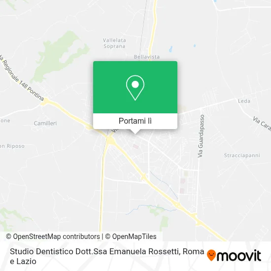 Mappa Studio Dentistico Dott.Ssa Emanuela Rossetti