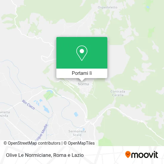 Mappa Olive Le Normiciane