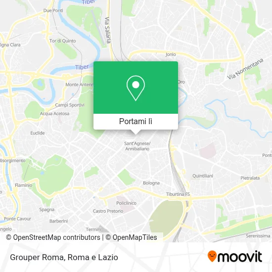 Mappa Grouper Roma