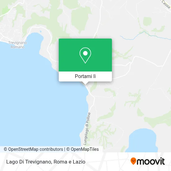 Mappa Lago Di Trevignano