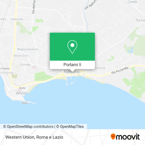 Mappa Western Union