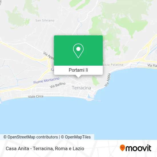 Mappa Casa Anita - Terracina