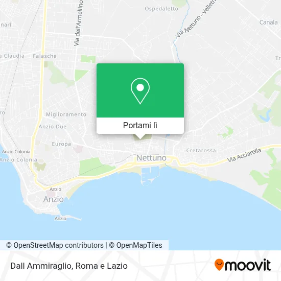 Mappa Dall Ammiraglio