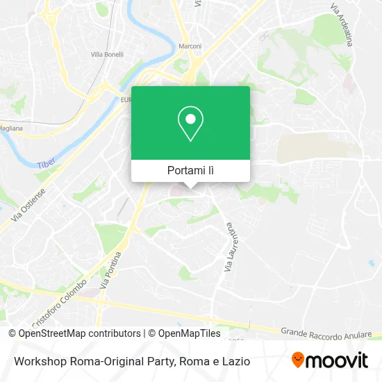 Mappa Workshop Roma-Original Party