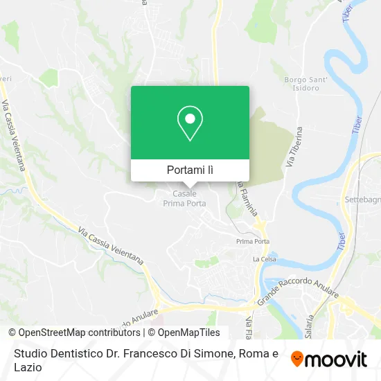 Mappa Studio Dentistico Dr. Francesco Di Simone
