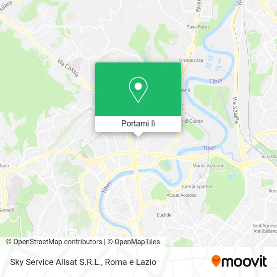 Mappa Sky Service Allsat S.R.L.