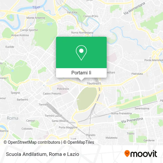 Mappa Scuola Andilatium