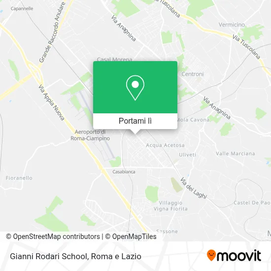 Mappa Gianni Rodari School