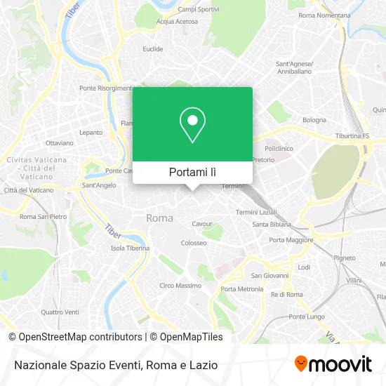 Mappa Nazionale Spazio Eventi