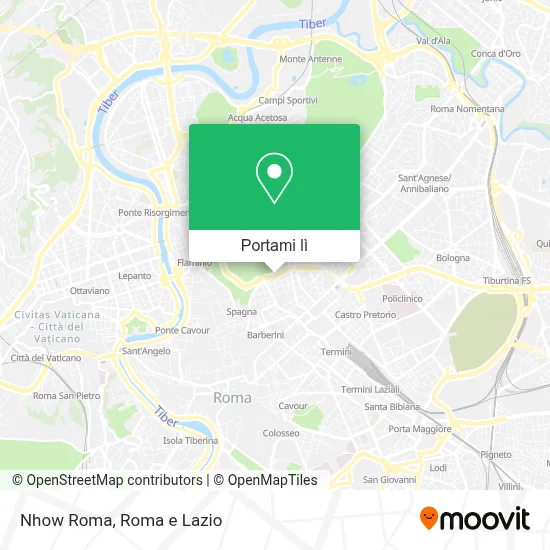 Mappa Nhow Roma