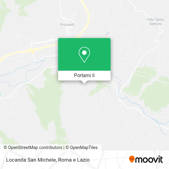 Mappa Locanda San Michele