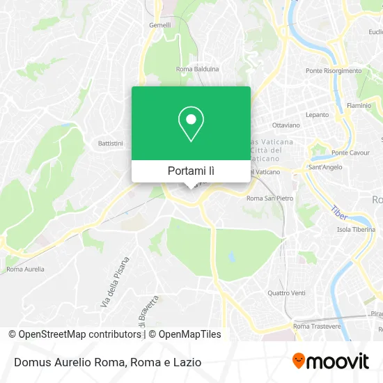 Mappa Domus Aurelio Roma